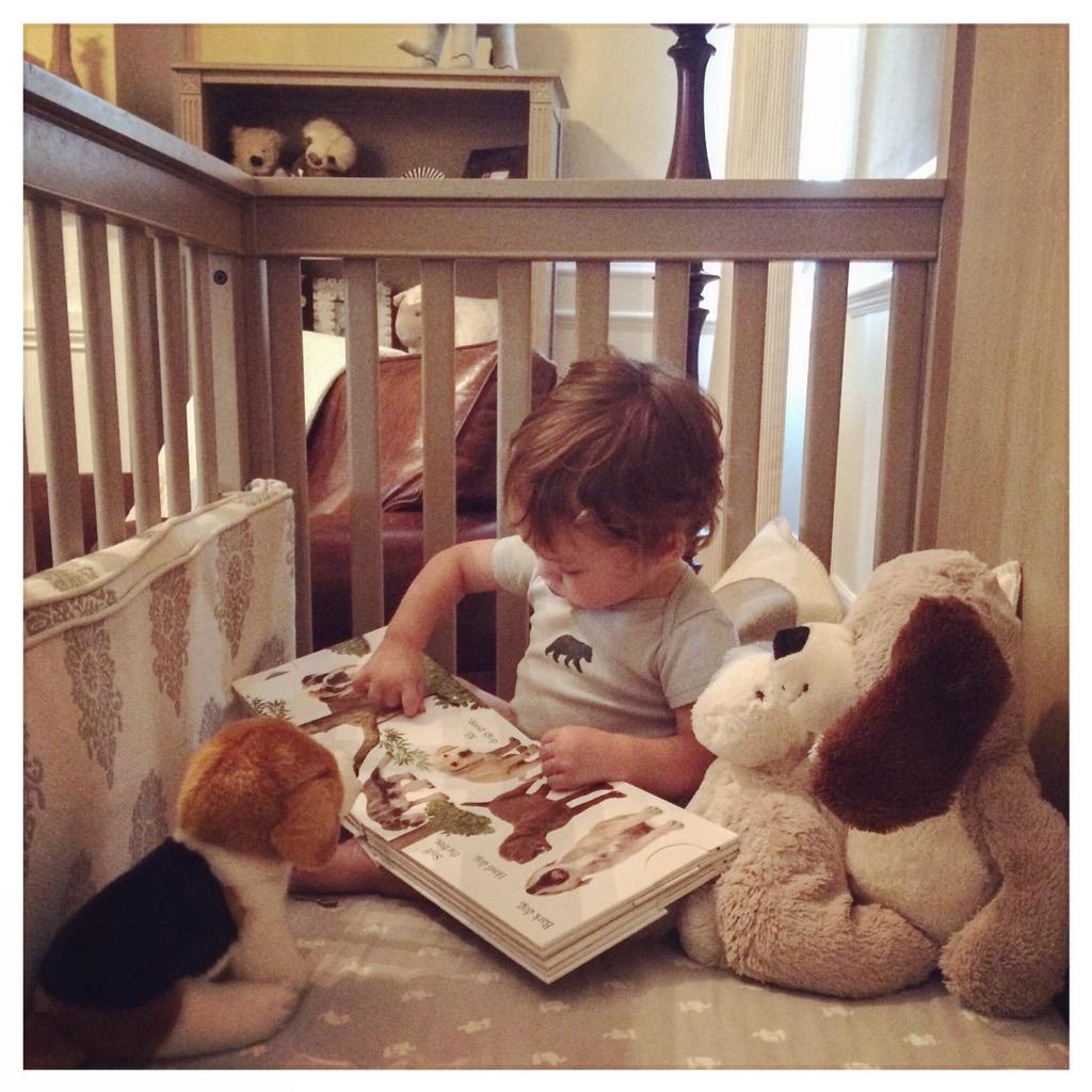 AnneCutler's tweet image. This kid has a serious love of dogs. @StrollerTraffic @Naturepedic 
#STpartner #naturepedic #healthysleep #NPBigKid