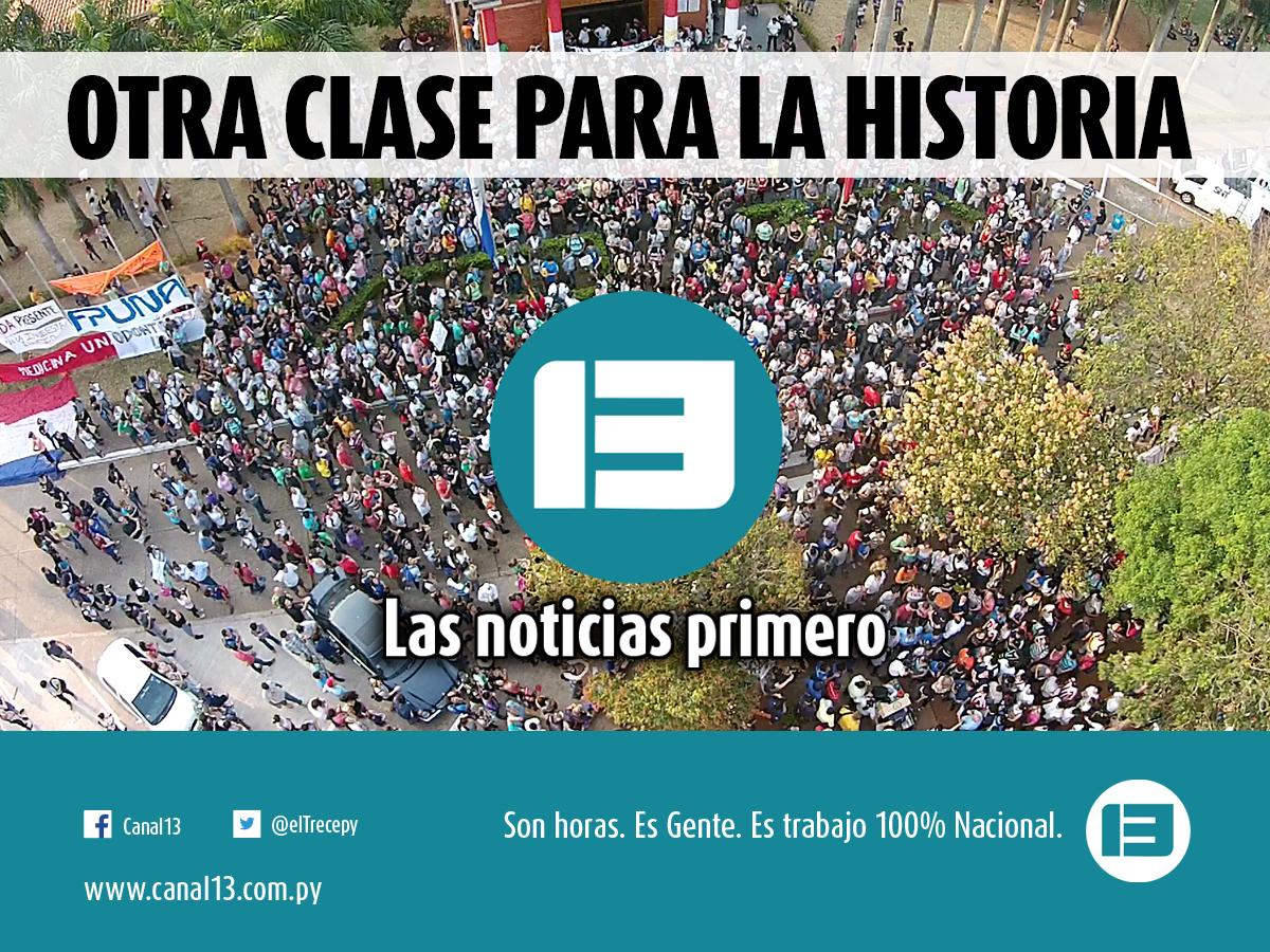 #UNAnotecalles Nosotros, jamás lo haremos #Noticiero13