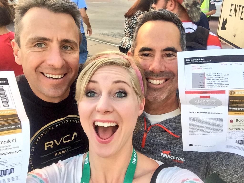 marvelamericas's tweet photo. Congrats to John and Nelson, winners of our Friday #GABF2015 tickets! Cheers fellas. #chillingwithmarvel #booth142 http://t.co/YrosW3Tftl