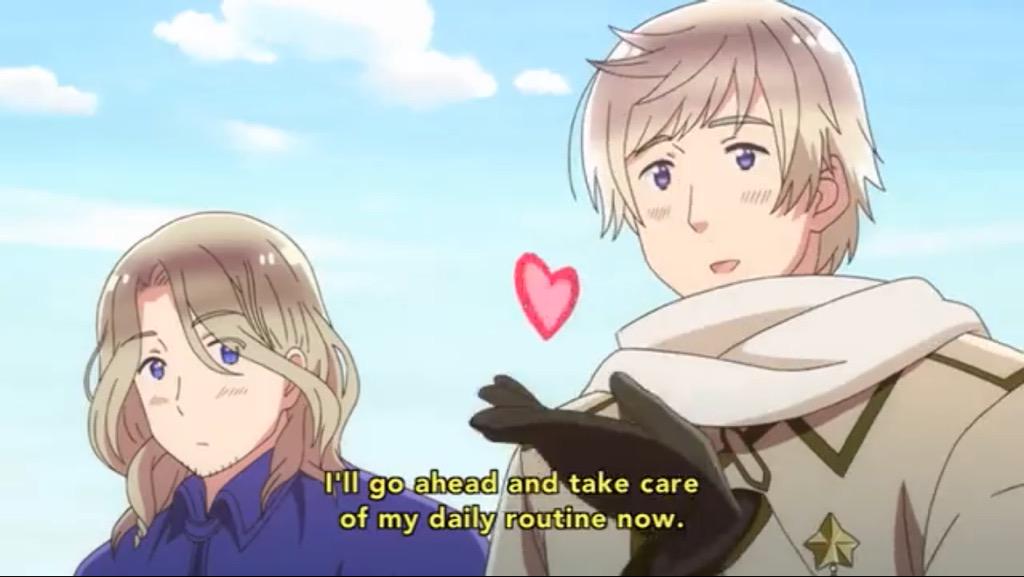 ヘタリア13話観てきた〜♪(*´꒳`*) ロッ様とにーに、可愛かったよ