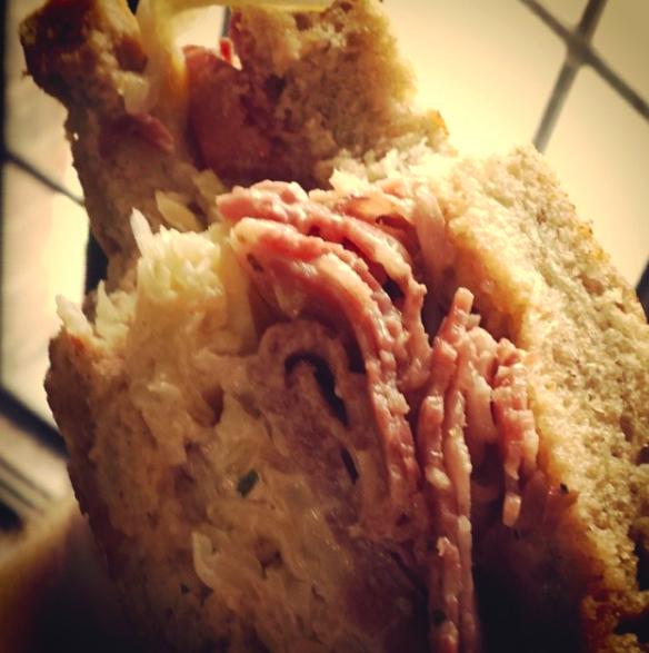 obrovious's tweet photo. @umichfootball @UPS @zingermans SAUCE IT UP, #goblue #GoReuben http://t.co/L7pSnCL0eX