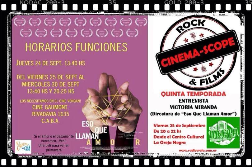 Cinema_radio's tweet photo. EnVivo x @radiooreja entrevista a #victoriamiranda Direc de #EsoQueLlamanAmor en #cinegaumont #estreno #cinenacional http://t.co/jZckd3cfZH