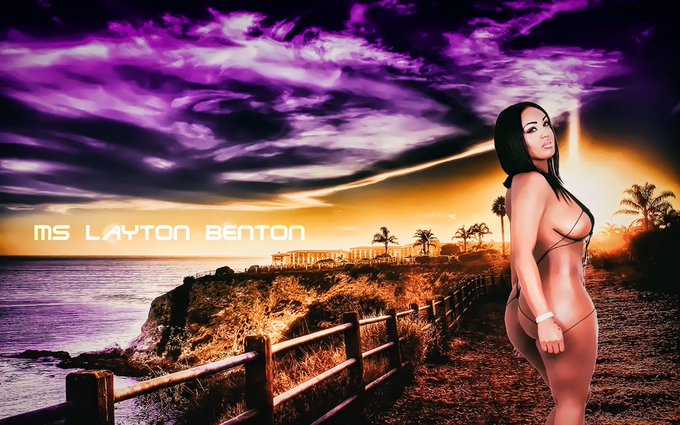 Love this fan edit wallpaper of me #tropicalmami 💦💜💛 http://t.co/bO5GOAkWNP<a href="/tag/tropicalmami"class="tags">#tropicalmami</a>