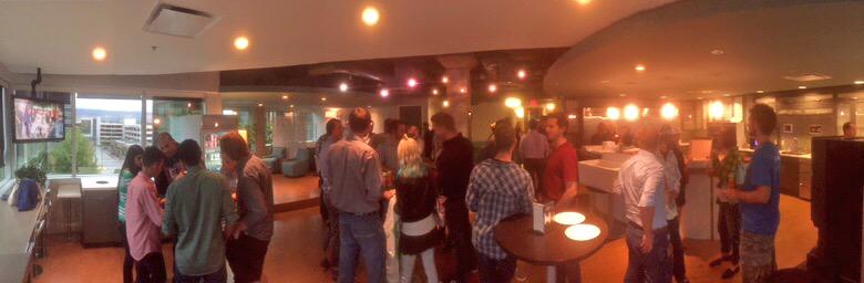 digitalokanagan's tweet photo. Startup Drinks at Disney Interactive Studios — lots of super awesome people! #kelownatech http://t.co/e2pl1LL93A