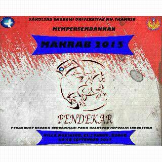 Waktunya #makrabpendekar Semangat &amp; Sukses utk Maba n Panitia !