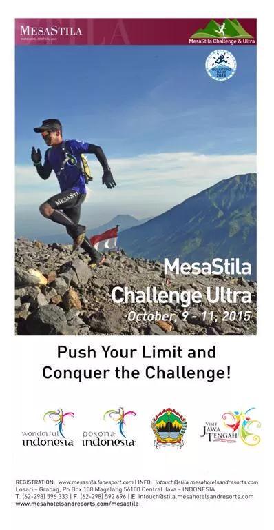 VisitJawaTengah's tweet photo. MesaStila Challenge Ultra |  9 -11 October 2015 | Registrasi : http://t.co/3ey9JYI7IC #JatengGayeng #PesonaIndonesia http://t.co/9BGA0w4ZBE