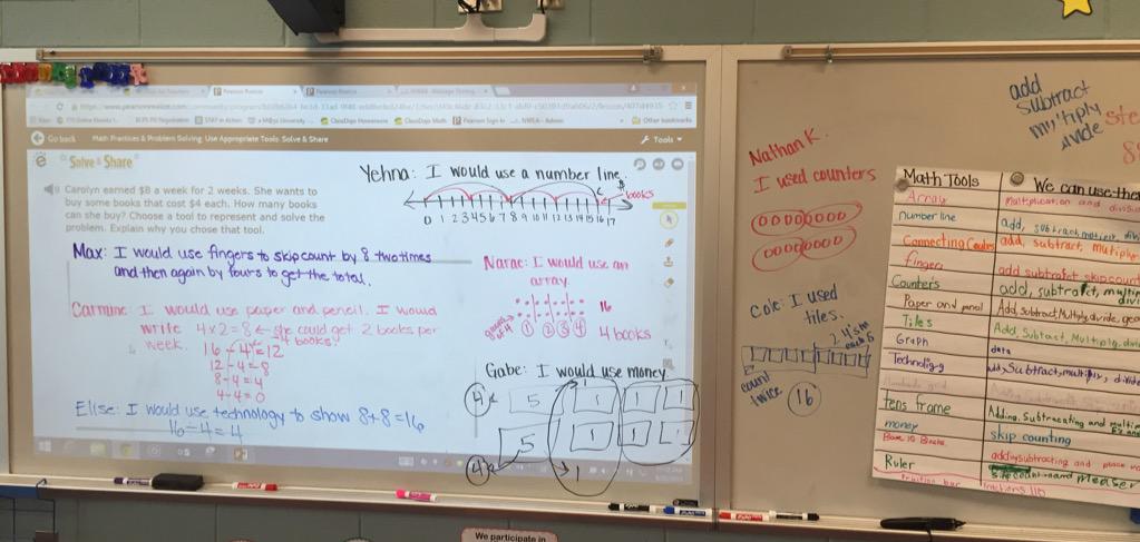 MrsStewartBCPS's tweet photo. Use appropriate tools strategically? Check! #standardsofmathematicalpractice @BCPSMATH http://t.co/2CvV5wOuNu