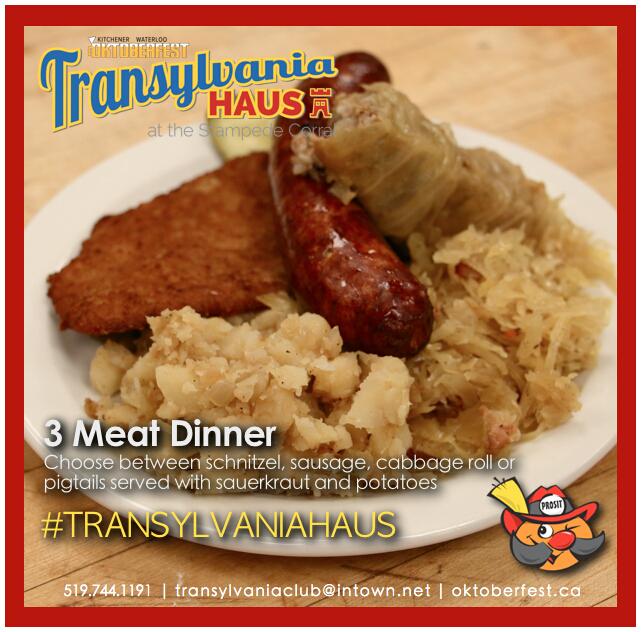 TransylvaniaCK's tweet photo. Feeling extra hungry? #3Meat #Schnitz #Pigtails #Sausage #CabbageRolls #Kraut #Potatoes
tix: http://t.co/s1z4UFqTaS http://t.co/0GEpzQGsUg
