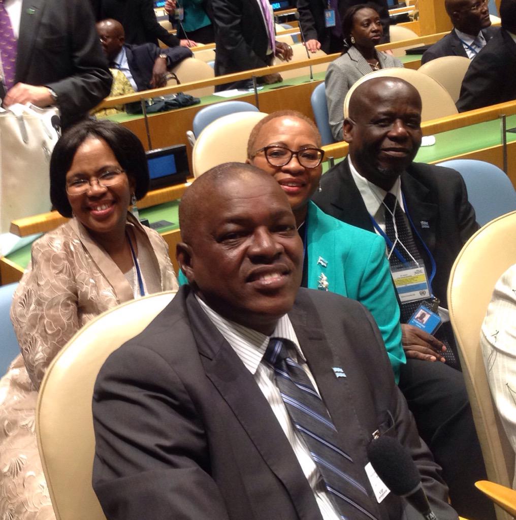 mmasekgoam's tweet photo. Post2015 SDGs . VP contributes to global dialogue  &amp; support and commitment to implementation. http://t.co/LcjCHapZaH