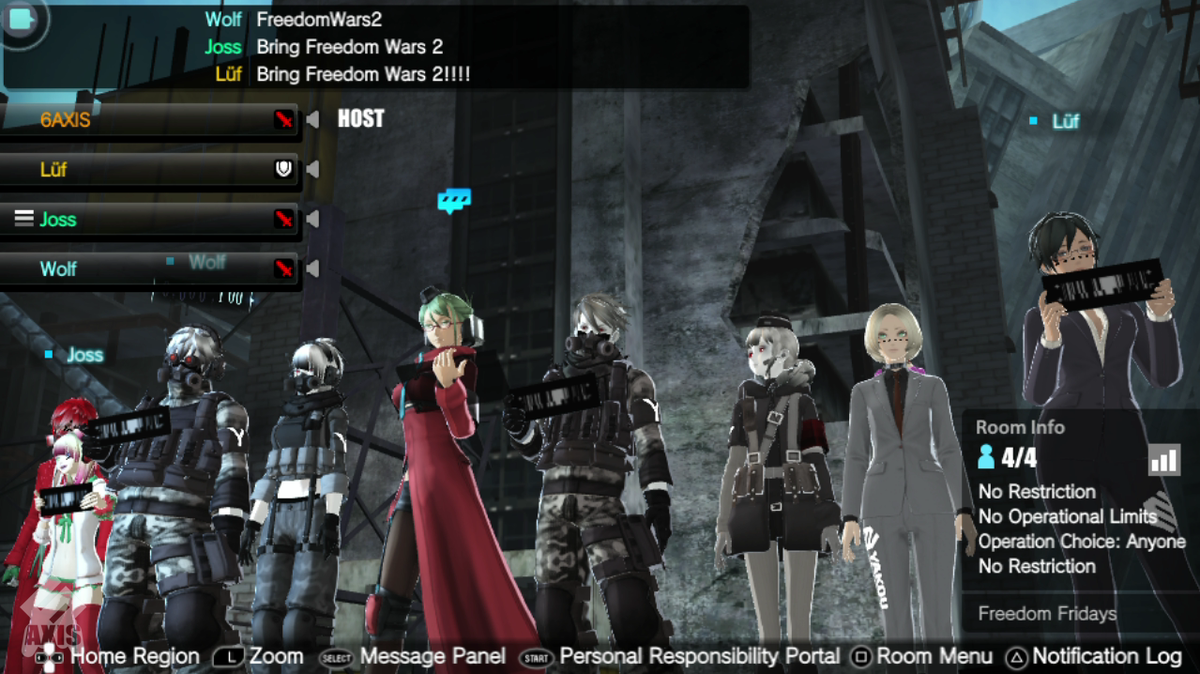 SonsofHelghan's tweet photo. Tonight's #FreedomWars @Twitch live-stream is a wrap. Have a wonderful weekend, everyone! @PSVita bring #FreedomWars2 http://t.co/P3QAndPz65