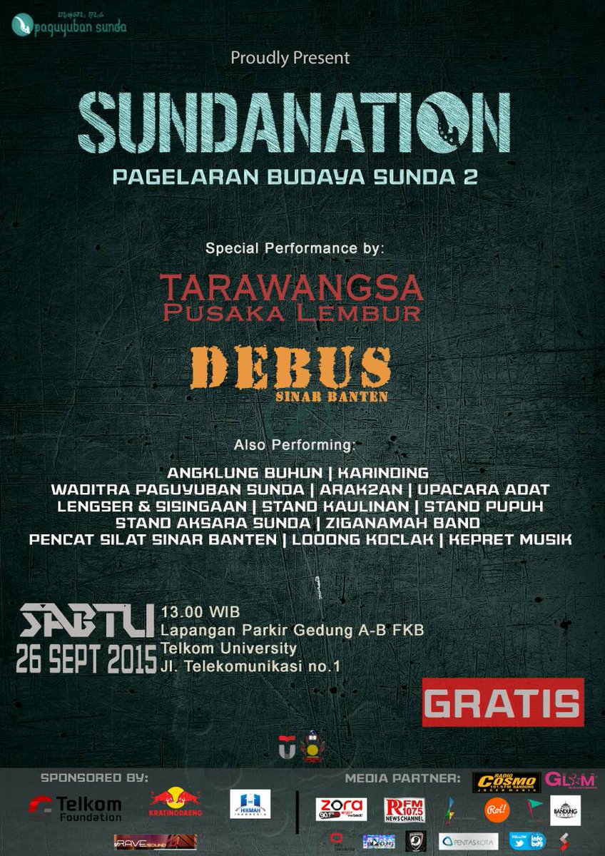 Ingin tau lebih banyak tentang budaya sunda? Yuk ke acara <a href="/sundanation/">Sundanation</a>  #sundanation