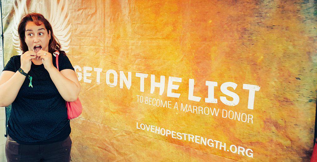 ChristineKramar's tweet photo. #LifeIsBeautiful2015 and saving lives is the best #SwabFace become a marrow donor #FightCancer #cancersucks http://t.co/7hT16uzU21