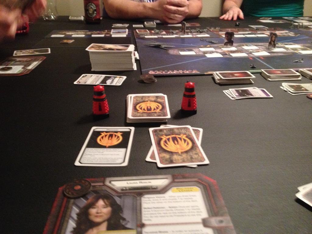 #BSG night. Everyone is concerned that the president just declared an alliance with dalek empire.
