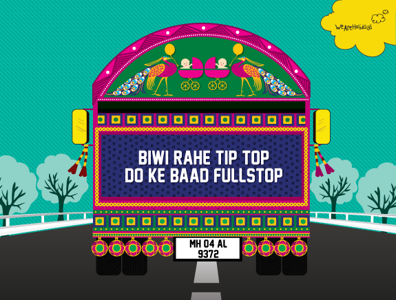 MintifiedIndia's tweet photo. 14 Hilarious Truck Signs Spotted On Indian Roads
http://t.co/Oxcan0hMlp http://t.co/oBfOMq4ril