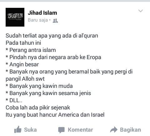 dannuimam's tweet photo. Ini aku ambil dari jihad islam http://t.co/9JjKn4rEFF