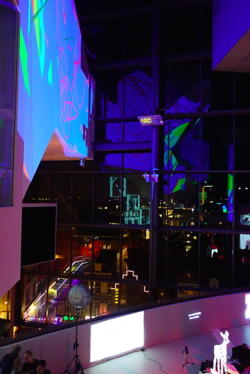 Astervt's tweet photo. Gaaf! Het Bring Your Own Beamer festival in @TiVre_Utrecht tijdens het #NFF15 door @SETUPUtrecht #Utrecht #BYOB2015 http://t.co/rf4HrIm3bP