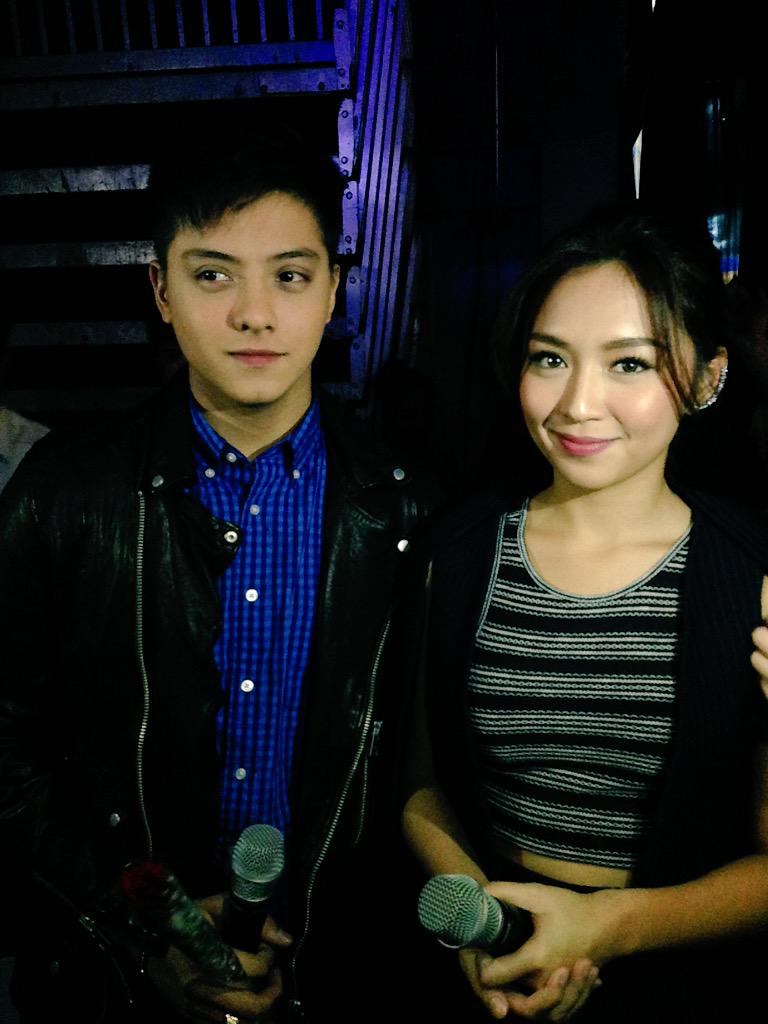 KaDsTarlac's tweet photo. "@dearscarjames: Kathryn and Daniel! #ShowtimeKapamilyaDay http://t.co/tEv46NcEgk" #PushAwardsKathNiels