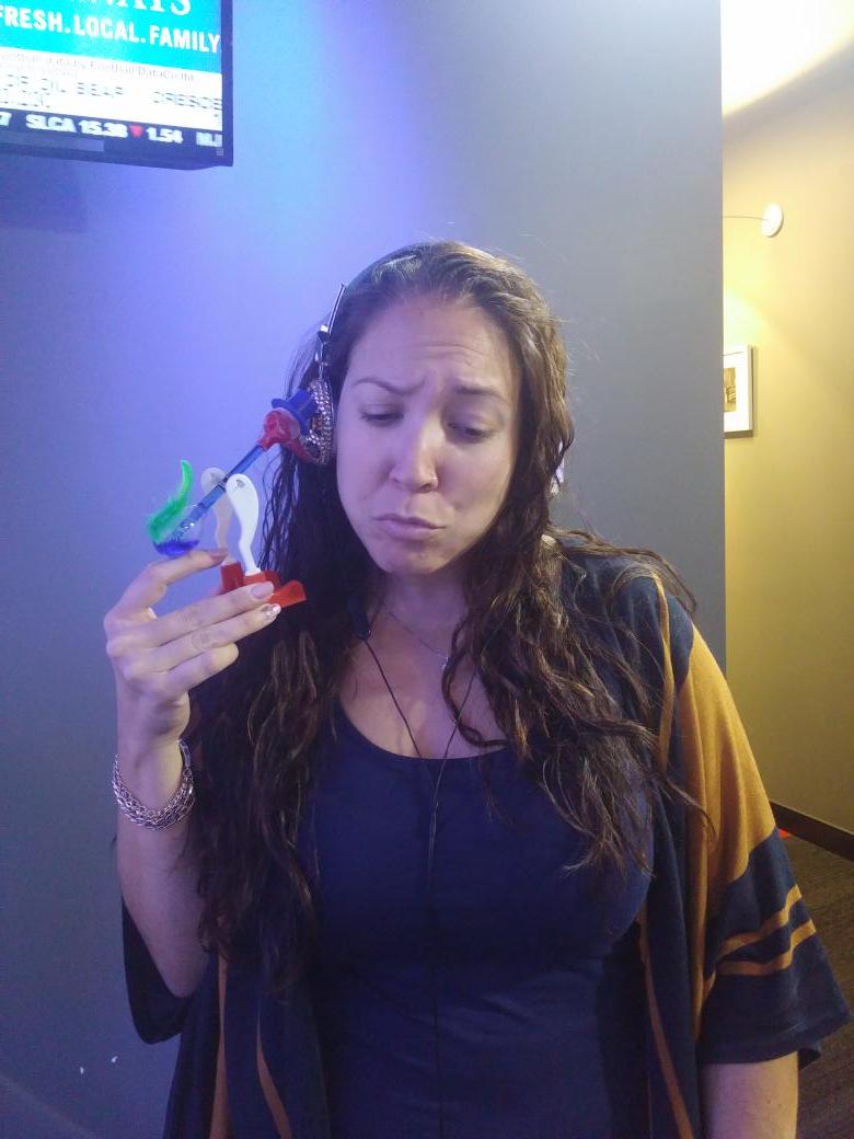 moralesonair's tweet photo. Farewell leopard bling headphones ..you'll be missed by so many! #needanewpair #fridayswithralph #leopardobsessed http://t.co/wgZbpp6rR4