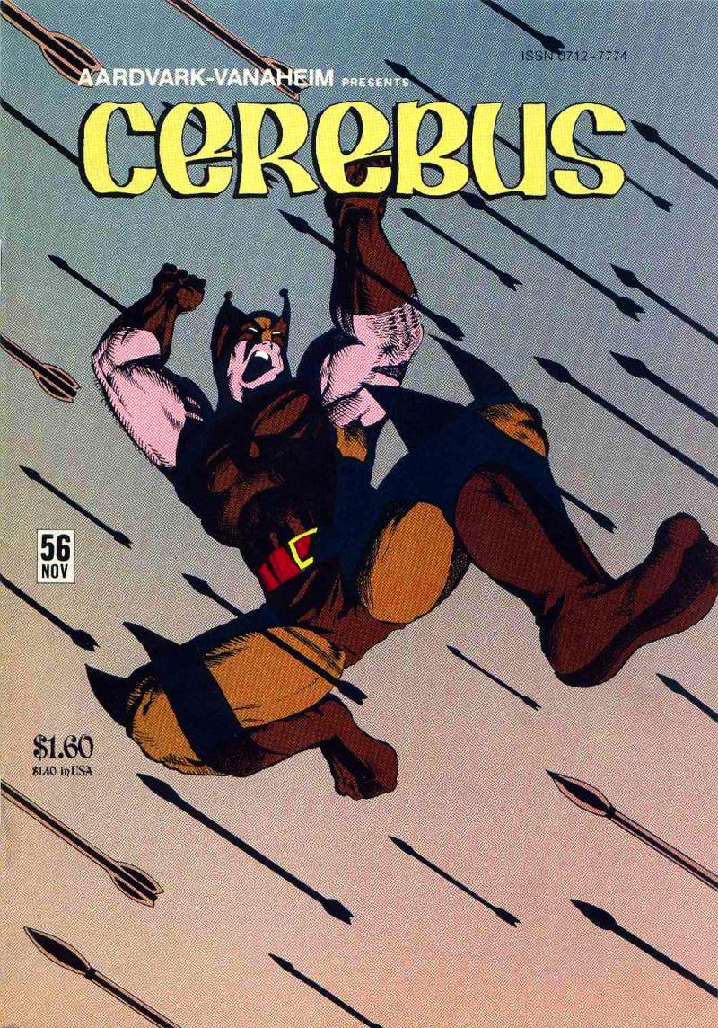 comicscritic's tweet photo. Cerebus #56 (Nov '83) cover by Dave Sim. #comics #Wolveroach http://t.co/YVCSU85Z1u