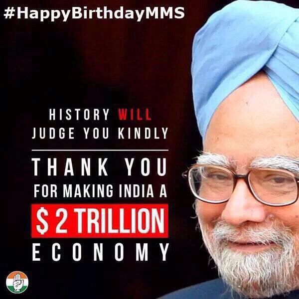  : We Wish Former Prime Minister Dr. Manmohan Singh a Very Happy Birthday. 