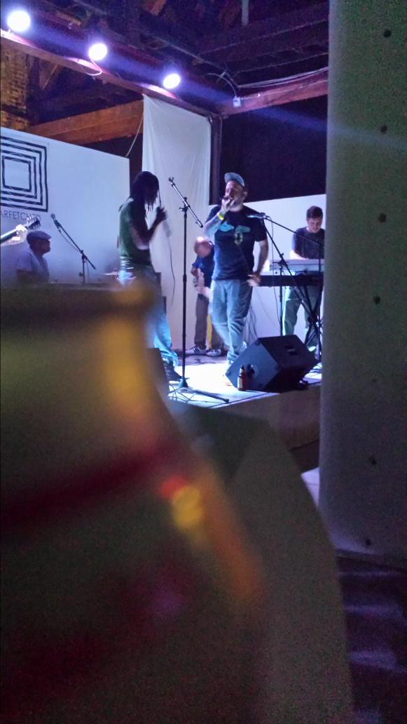 BaqBeet's tweet photo. #BNW15 - Joint sets up in here @theluminaryarts w/ @SuperheroKiller and @MathiasSTL #WeAreFarFetched http://t.co/cLfdC7WcHr