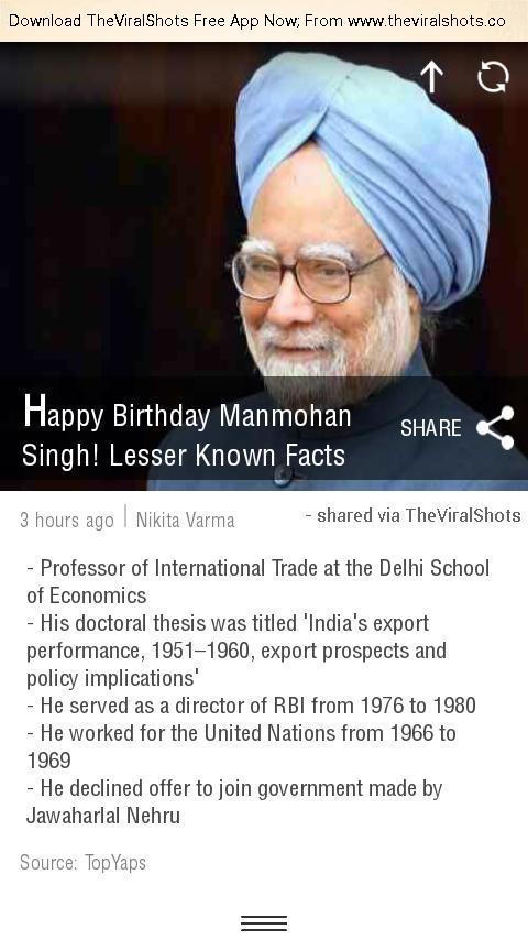 Happy Birthday Manmohan Singh! Lesser Known Facts 