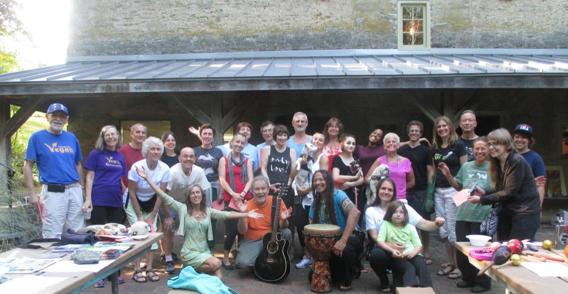 Activists recharge at the 6th Annual Vegan Spirituality Retreat in Philly!