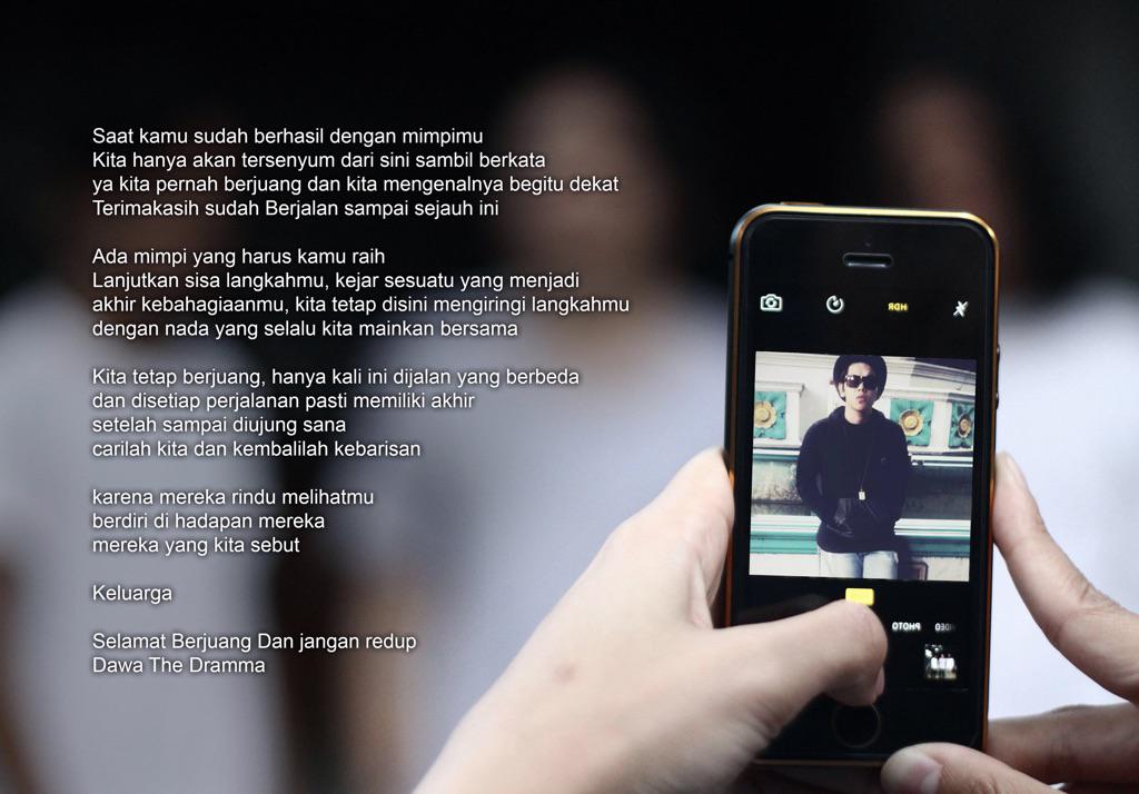 Selamat Berjuang <a href="/daw_indra/">D A W</a> . Pertemuan Berikutnya tak akan lama, Saat itu kita telah lebih Dewasa