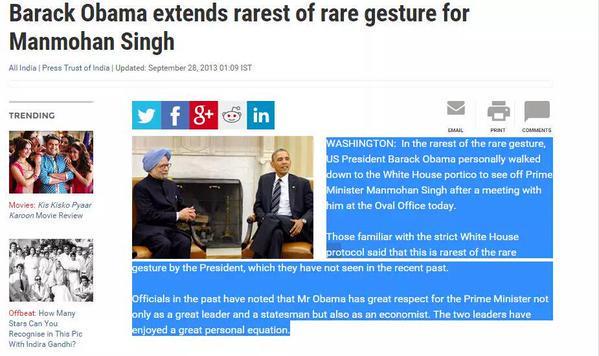 Happy Birthday ManMohan Singh. You were much better this PR Manager. 