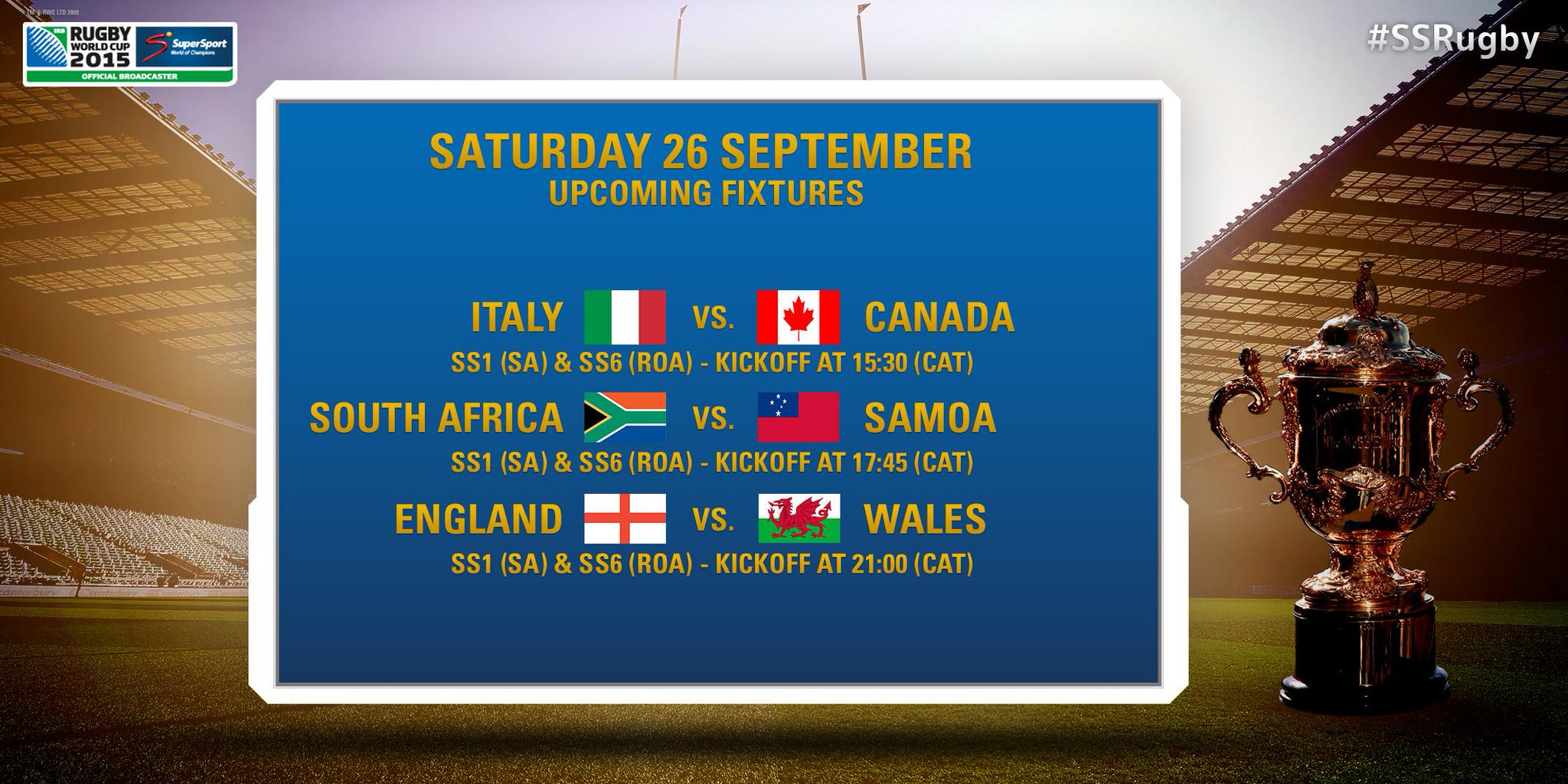 SuperSport On Twitter RWC2015 Moves Up A Gear With Three Massive best-websites-to-watch-live-football-football-blog