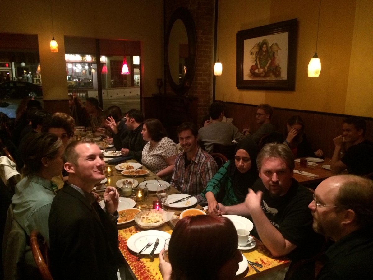 NetkiCorp's tweet photo. Community &amp; comestibles combine to catalyze change. #bitcoin #SFDinner http://t.co/NjK1mpO7h7