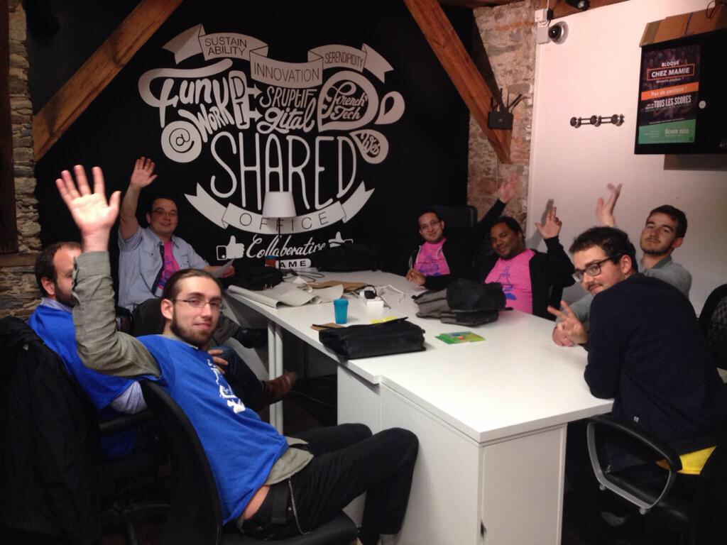 franckytrichet's tweet image. #SWNA : 48h de frictions créatives avec 150 startupers en devenir ! Merci @atlantic2 &amp;amp; mentors en or #NantesDigitalW