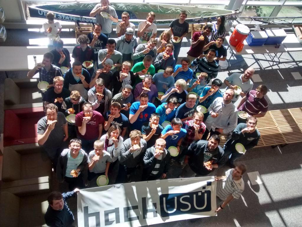 hackusu's tweet photo. Huge shout out to @firehouselogan for sponsoring our event #LocalHackDay #utah @hackusu @MLHacks #WeAreHackUSU http://t.co/ftF7HBKFQp