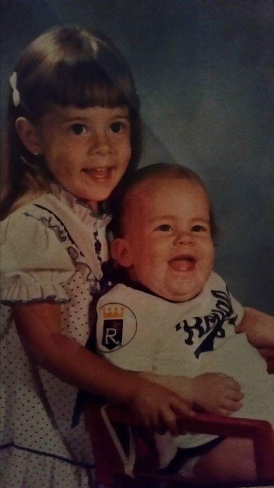 CoffmanMama's tweet photo. My little brother &amp; I back in 1985! Royals fans since way back when! #Revive85 #ForeverRoyal  @Royals http://t.co/Wixp6kP1og