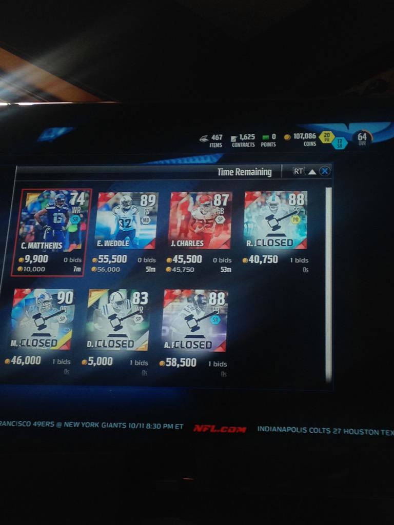 nicihssen's tweet photo. @mutcardhelp please buy weddle and Jamaal http://t.co/JI7HjLeKJf