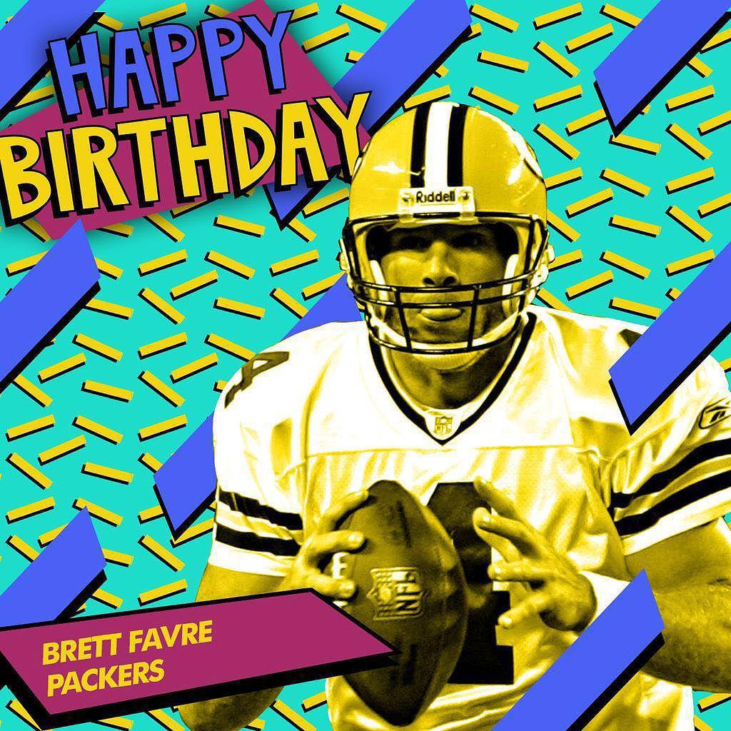 Double-tap to help us wish Brett Favre a Happy 46th Birthday! by nfl  