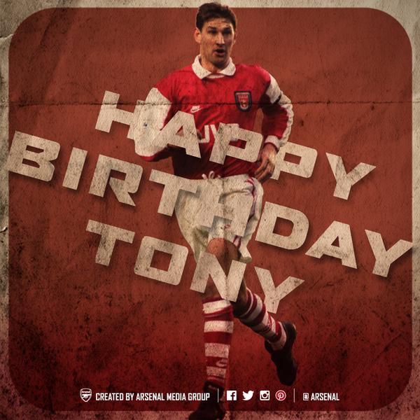 Happy birthday, Tony Adams!!! 