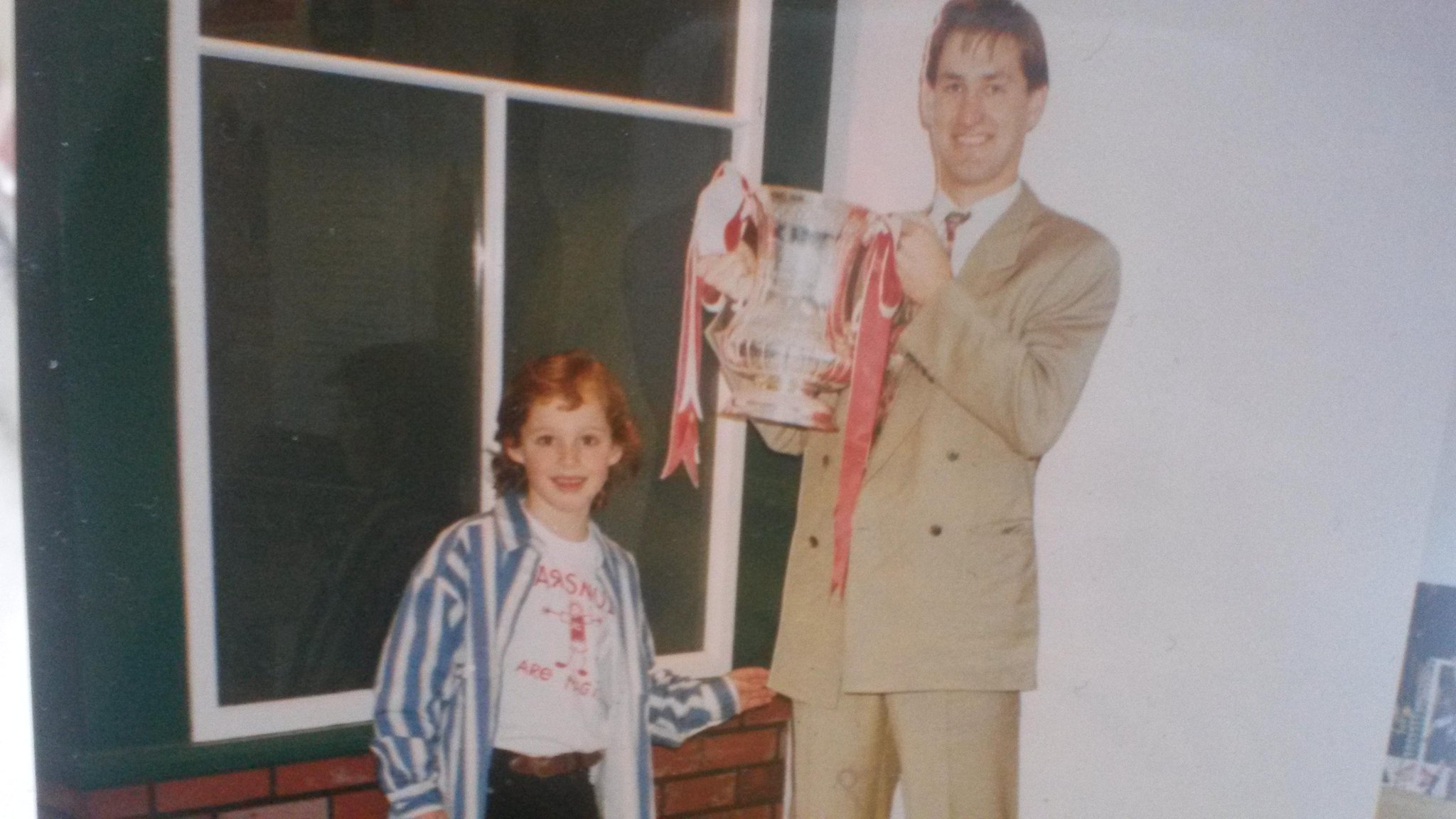 My childhood hero and best ever captain. happy birthday Tony Adams (the real guy, not the cardboard cutout) 