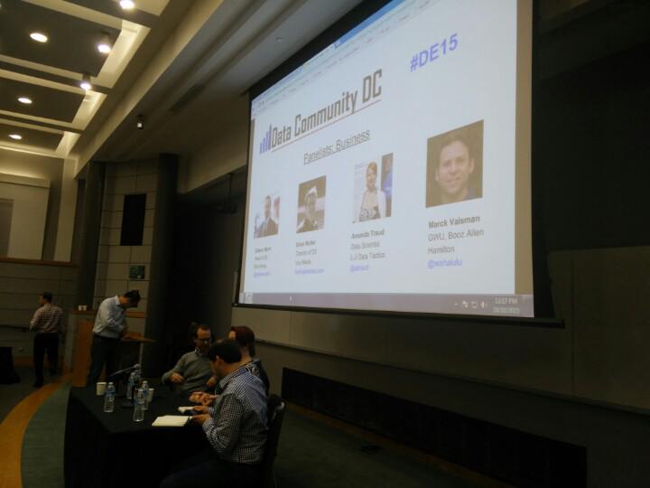 Business panel at State of #DataScience Education #datadc #DE15