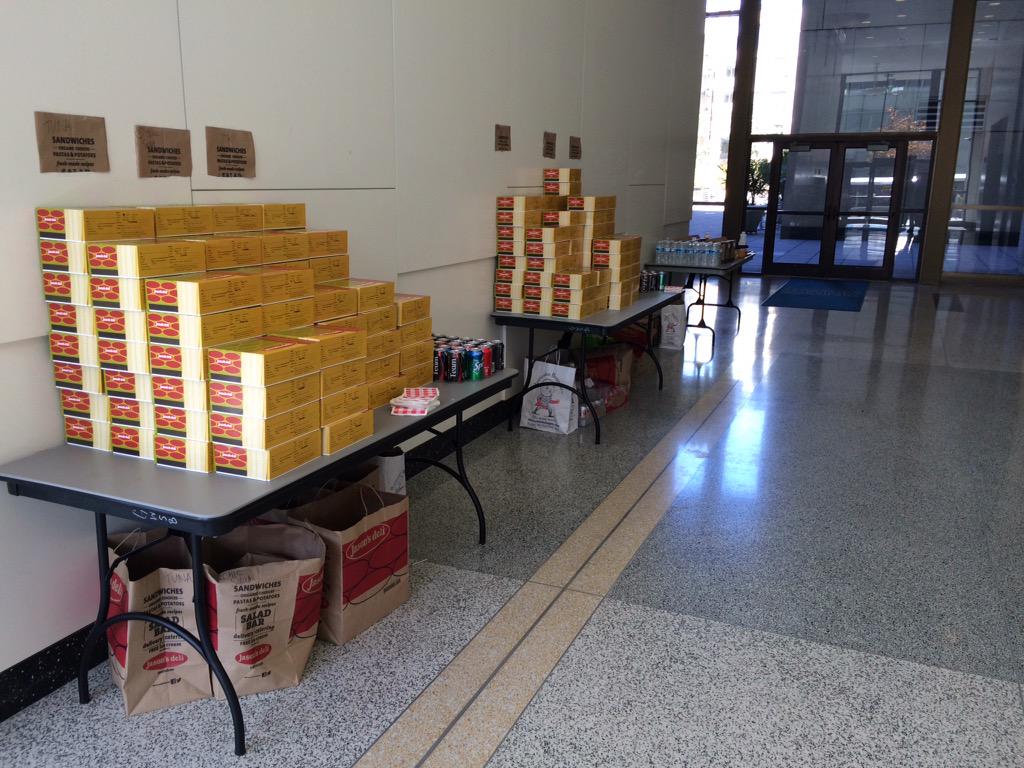 Jason's Deli for lunch after the second panel!