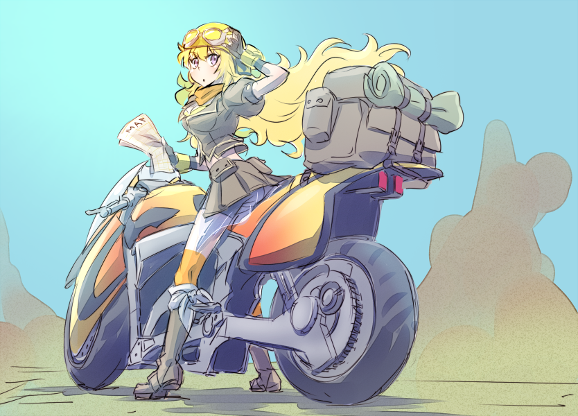 ヤン・シャオロン 「遅刻です。
母を訪ねて...「ここどこ?」
#RWBY版深夜の真剣お絵描き60分」|いえすぱのイラスト