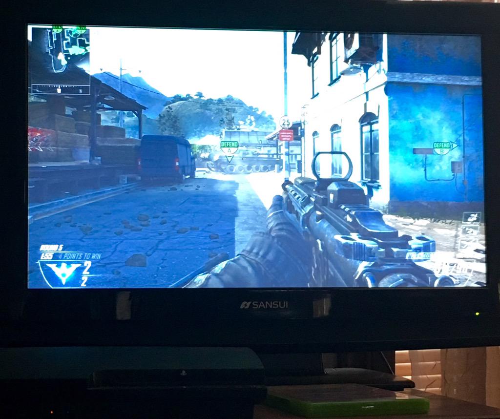 acowboyswife's tweet image. Playing #codblackops2 with my son. Baarriinnnng it boy! #Gamermom