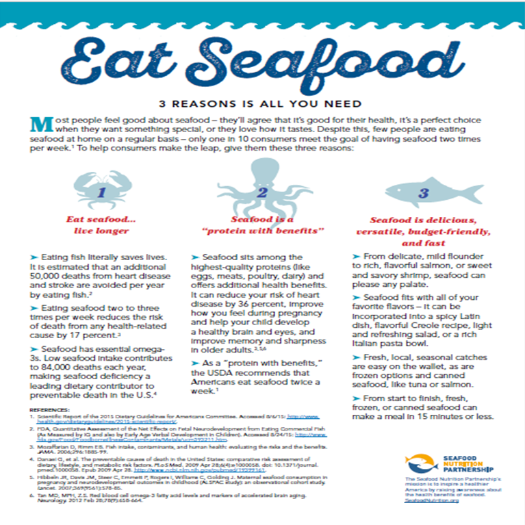3 Reasons to Eat #Seafood2xWk this #NationalSeafoodMonth ow.ly/T0bJG