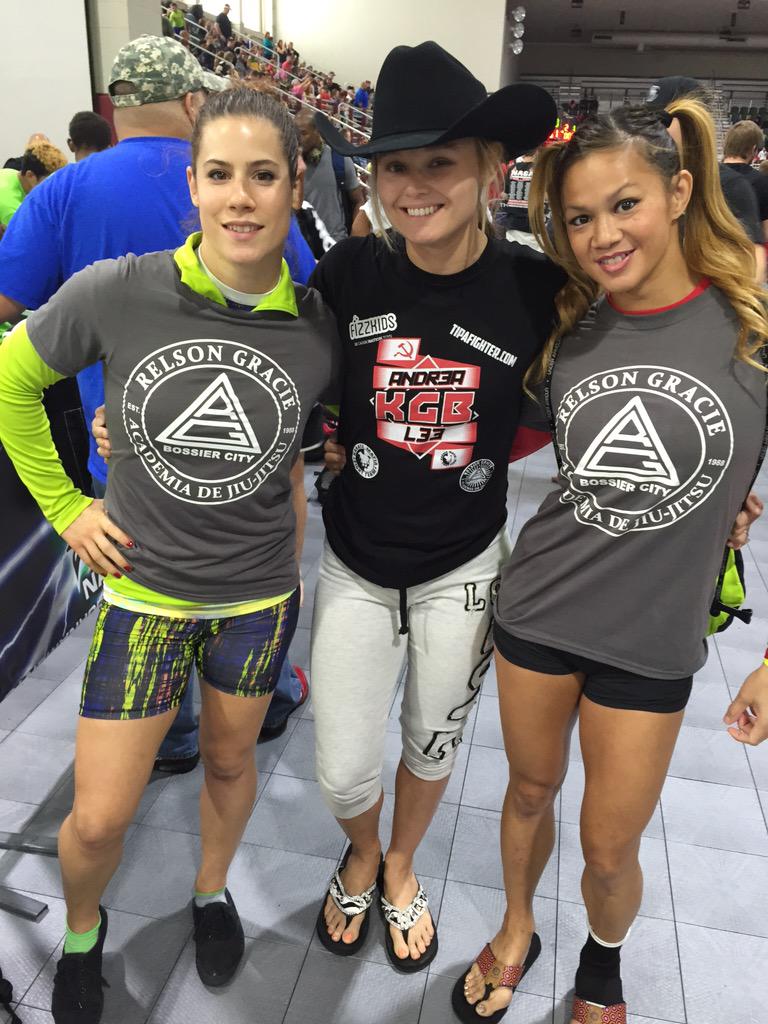 AndreaKGBLee's tweet photo. Bout to get real here in the big easy. #NAGA @legacyfighting @InvictaFights #BJJ http://t.co/JSE7H3bShD