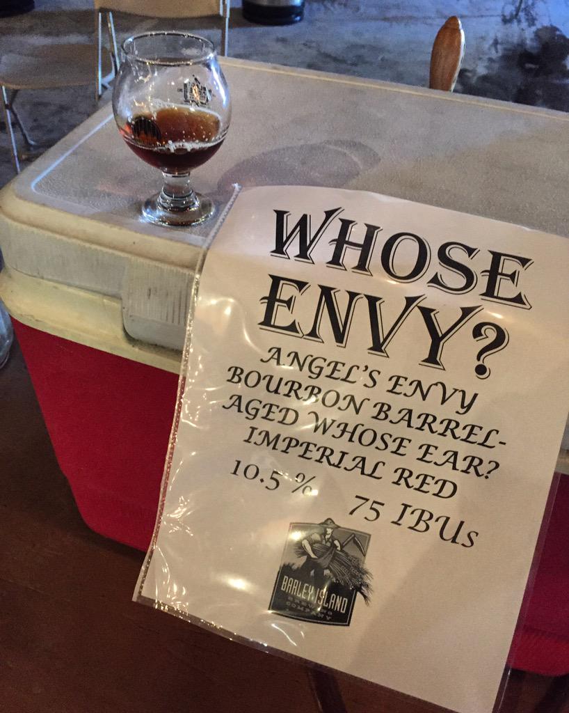 DrinkIndiana's tweet photo. .@barleyisland's selection at #BoBfest2015. http://t.co/yMXpcm1s1D