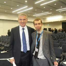 JLevyUK's tweet photo. With then-Israeli Ambassador to the UK, Daniel Taub, at the @CFoI #CPC11 reception and with @DcmNaeh at #CPC15. http://t.co/v47ivIe63j