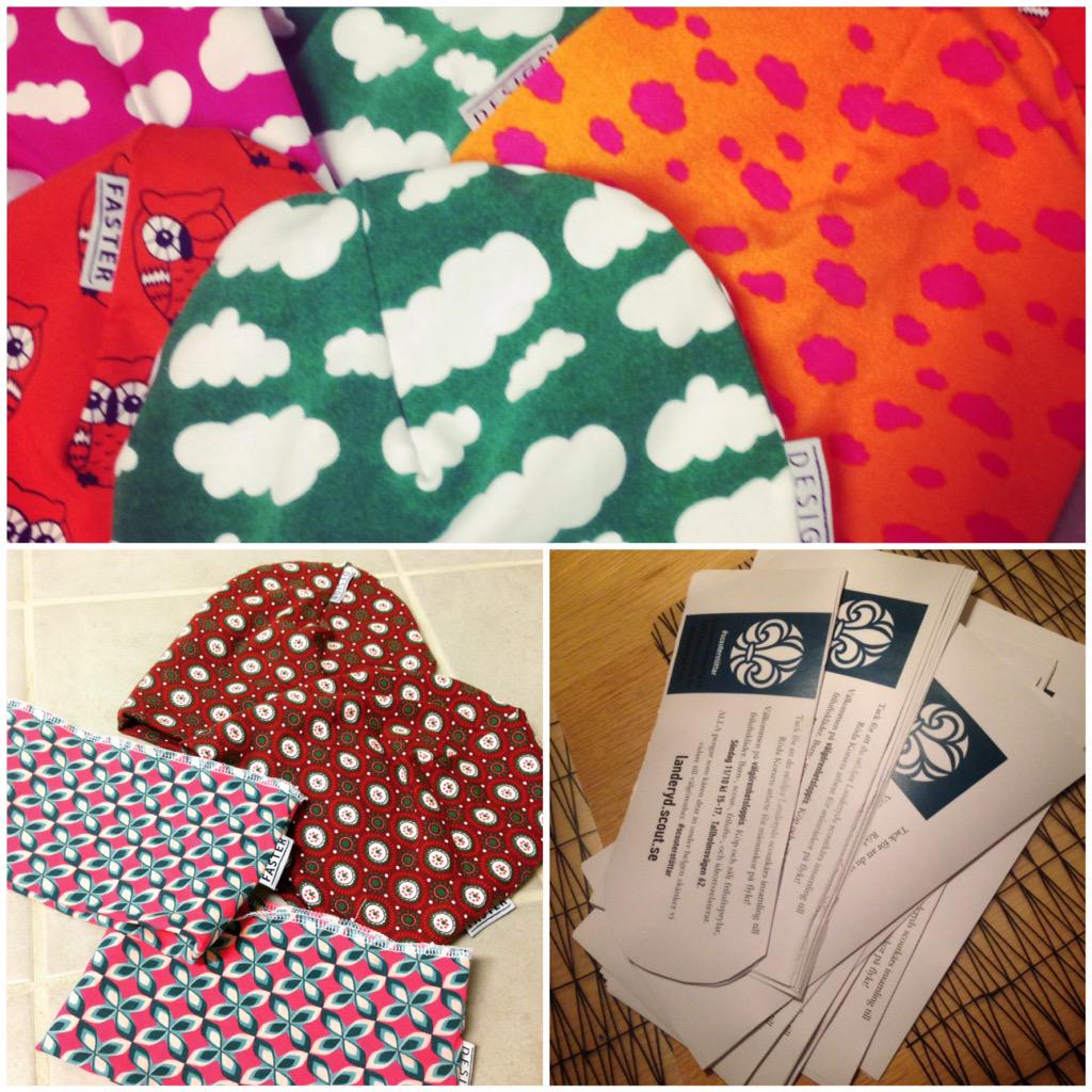 arnell_cecilia's tweet image. #fasterdesign säljer mössor imorgon på Landeryds scoutkårs Välgörenhetsloppis alla intäkter till #scouterstöttar