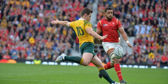 lequipe's tweet image. 🏉 Coupe du monde: l'Australie bat le pays de Galles (15-6) lequi.pe/1OsySDr