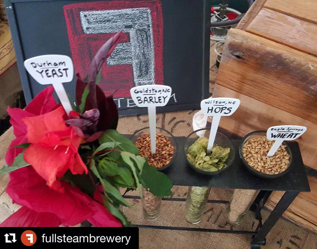 cardinalpine's tweet image. Can't wait to taste our hops in this beer from @fullsteam #ncbeer