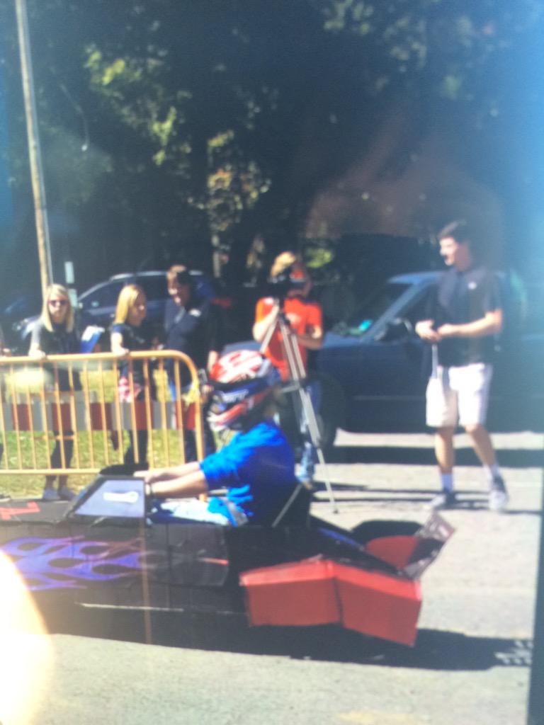 Congrats to the boys who participated in the car derby race 2nd-in distance. 1st in materials &amp; People's choice